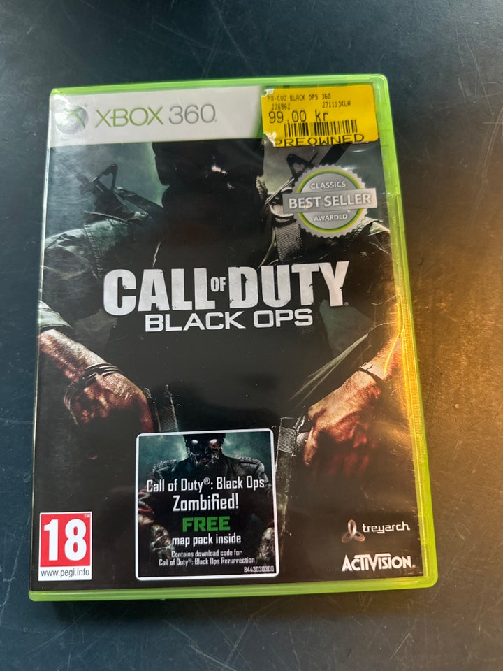 Call of duty - Black Ops til XBOX 360,