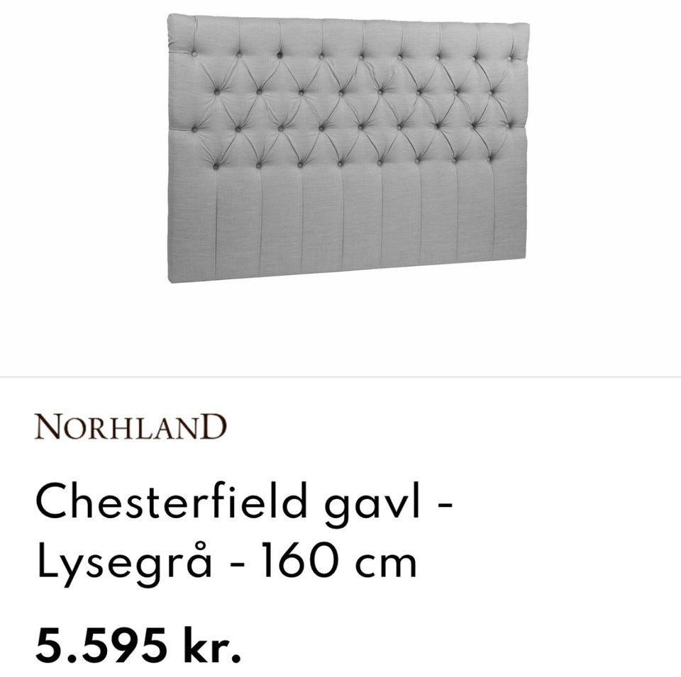 Sengegavl, Norhland Chesterfield