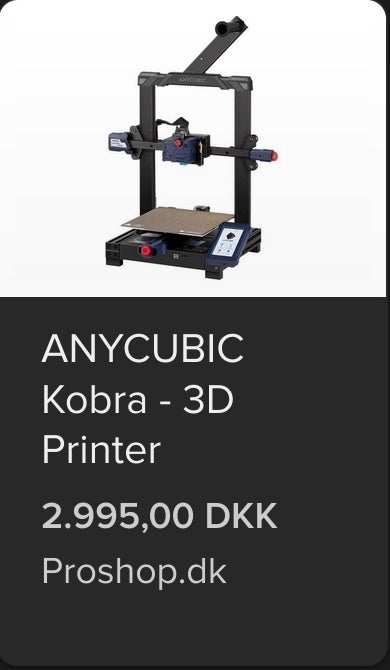 3D Printer, m. farve, Anycubic