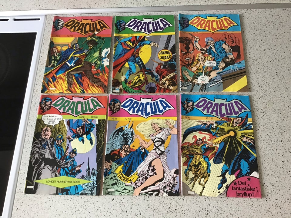 Dracula 22 stk samlet 300kr