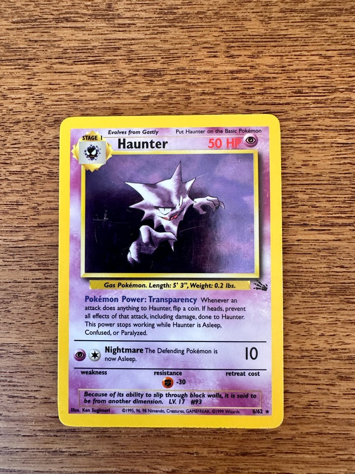 Samlekort Pokemon Haunter