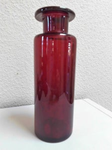 Vase Rubin rød vase Glas