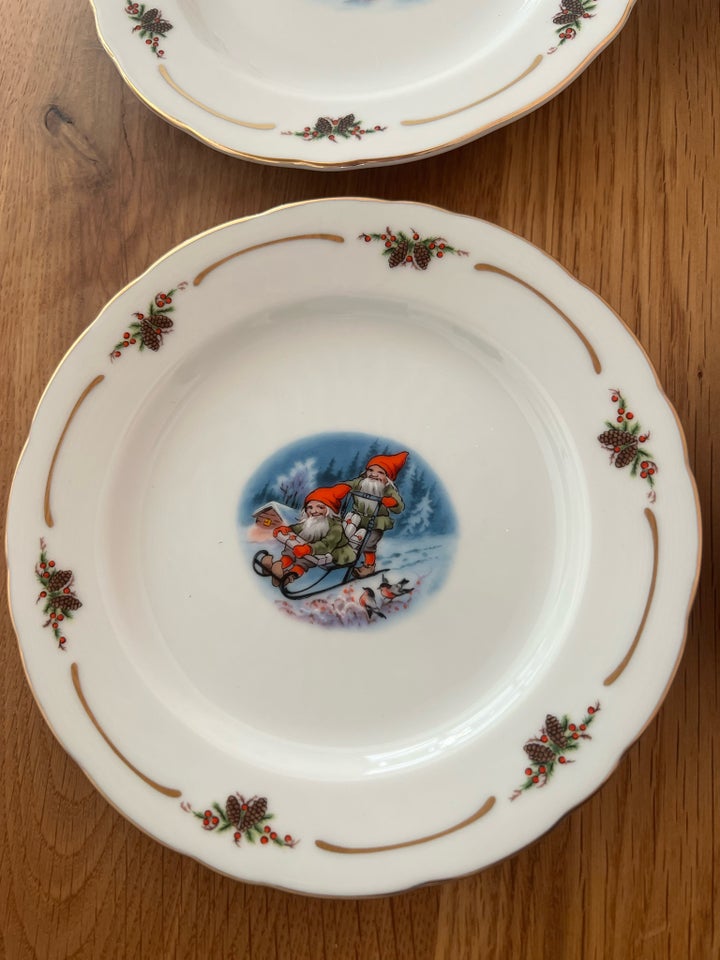 Porcelæn Frokosttallerkner 