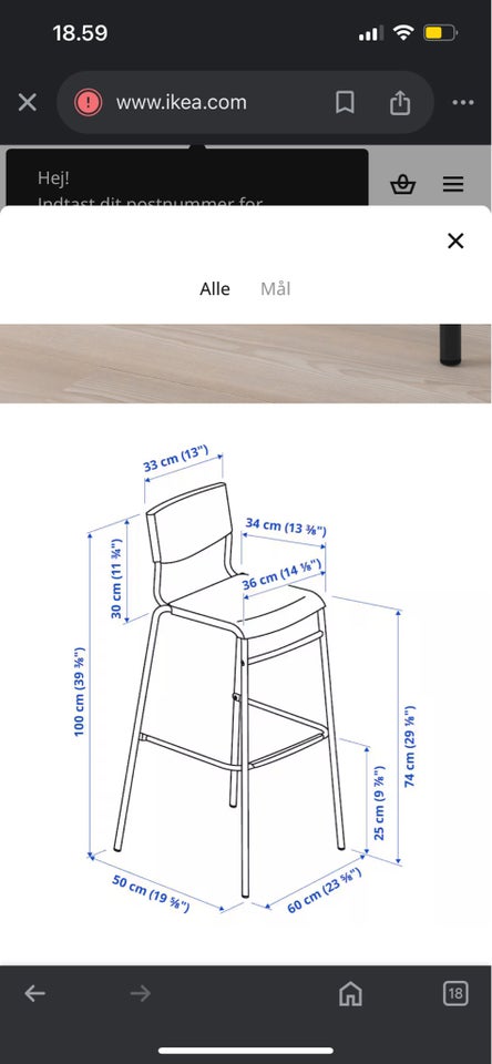 Barstol, IKEA