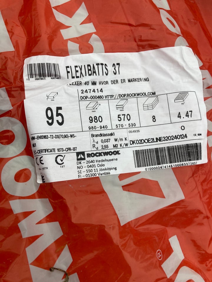 Rockwool Flexibatts 37