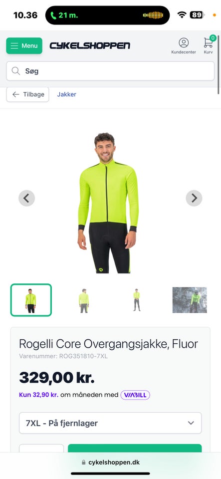 Cykeltøj Cykel overgangsjakke