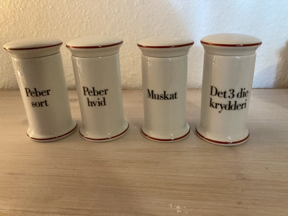 Porcelæn Krydderikrukker Bing