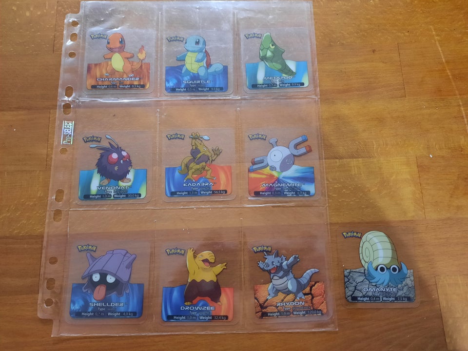 Samlekort, pokemon lamincards