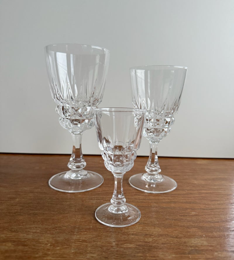 Glas, Franske krystalglas,