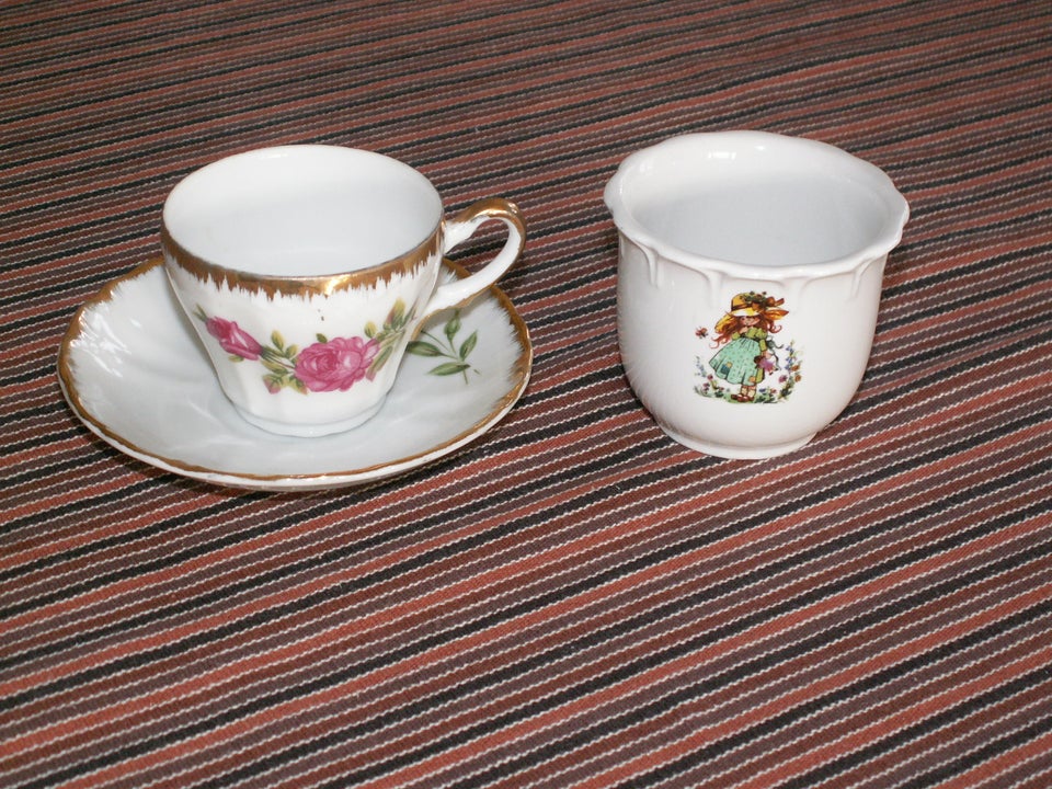 Porcelæn Moccakopper Retro