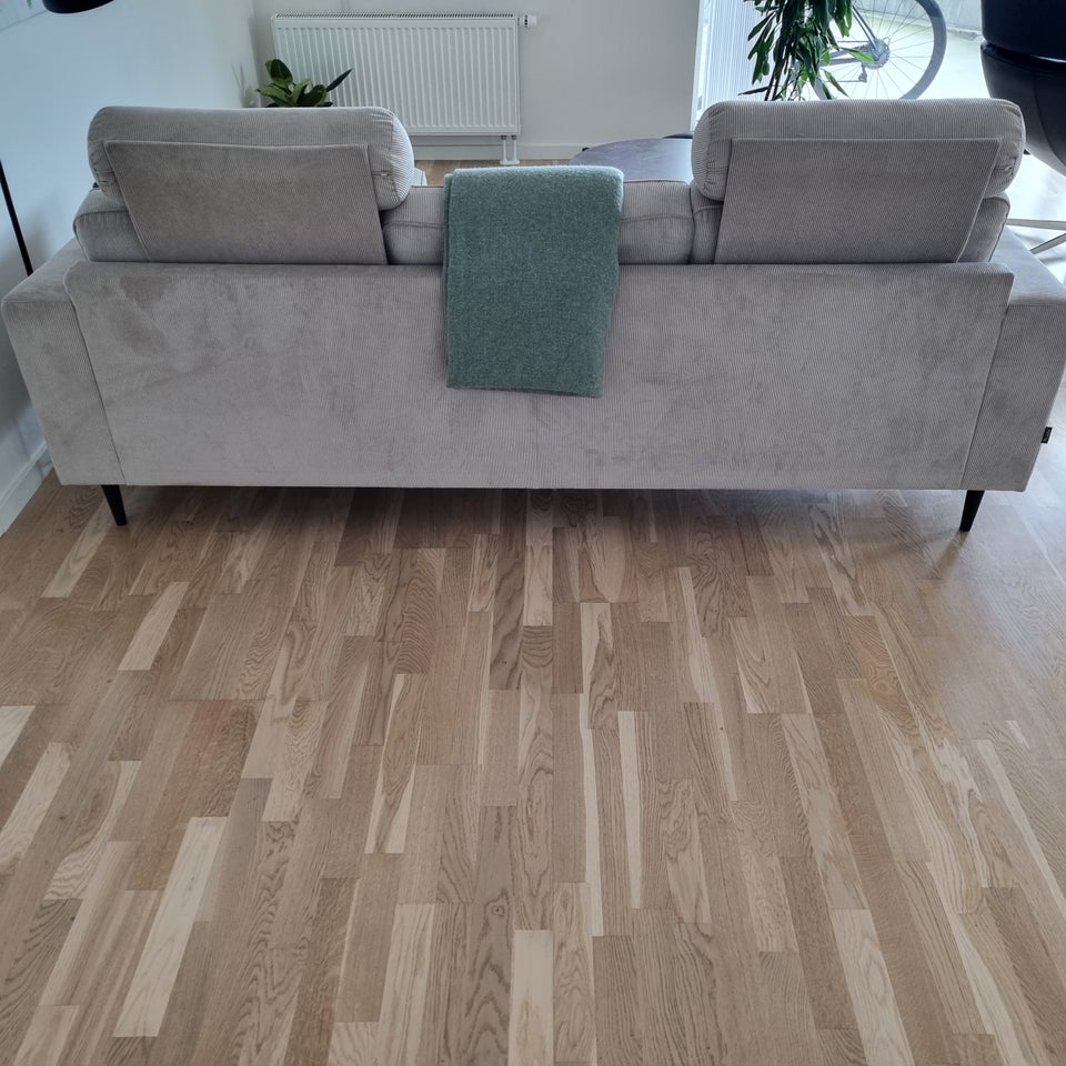 Sofa fløjl 3 pers