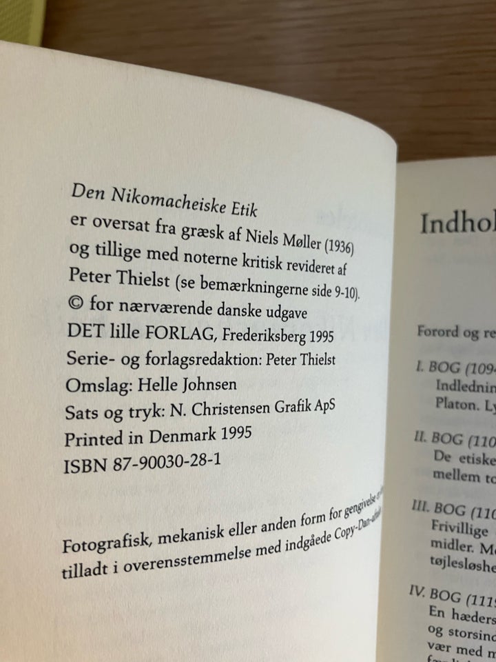 DEN NIKOMACHEISKE ETIK