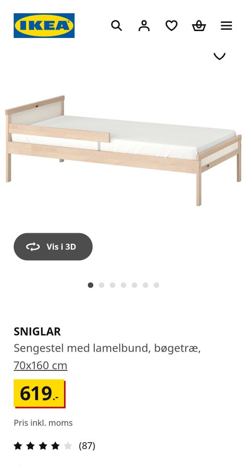 Juniorseng, IKEA SNIGLAR,