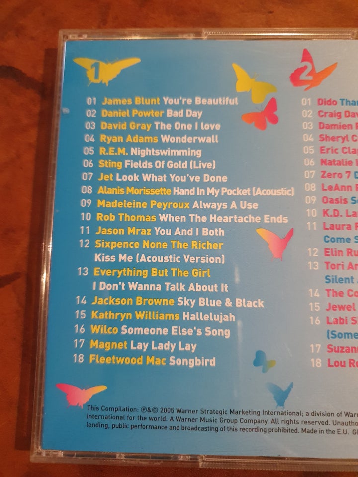 Div. 2 cd: Acoustic love songs, pop