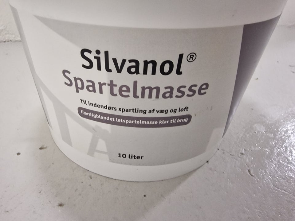 Spartelmasse, Silvanol, 10 liter