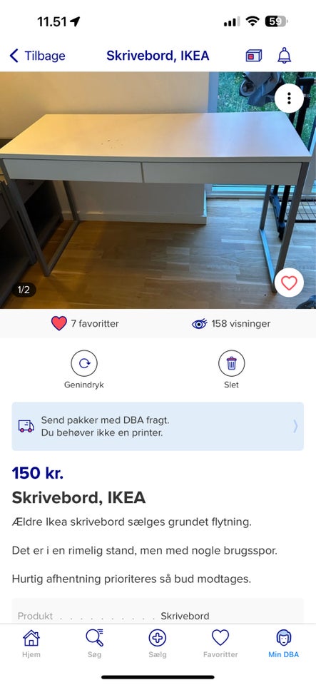 Blandet møbler og køkken service