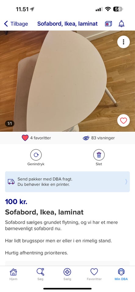 Blandet møbler og køkken service