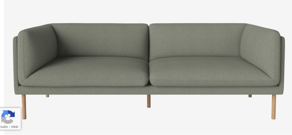 Sofa stof 3 pers