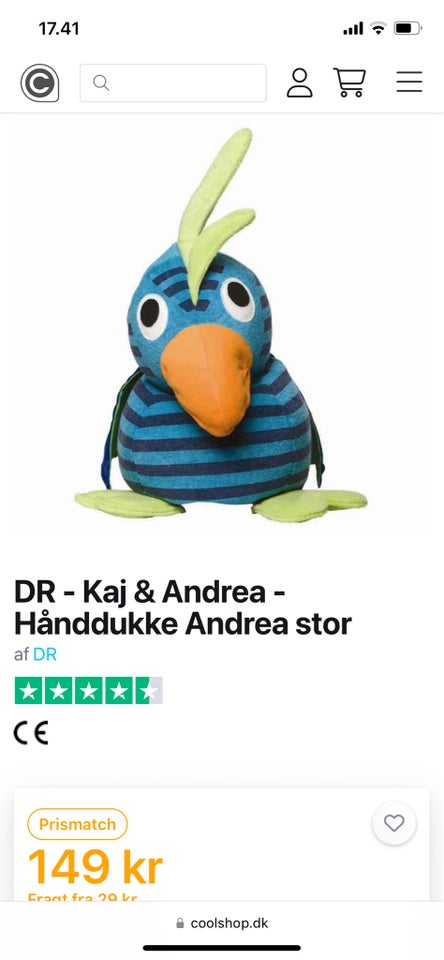 Kaj  Andrea store hånddukker