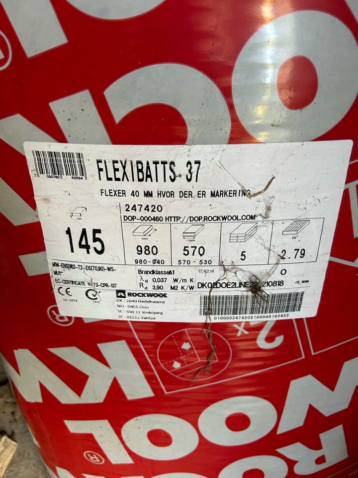 Rockwool Flexibatts 37