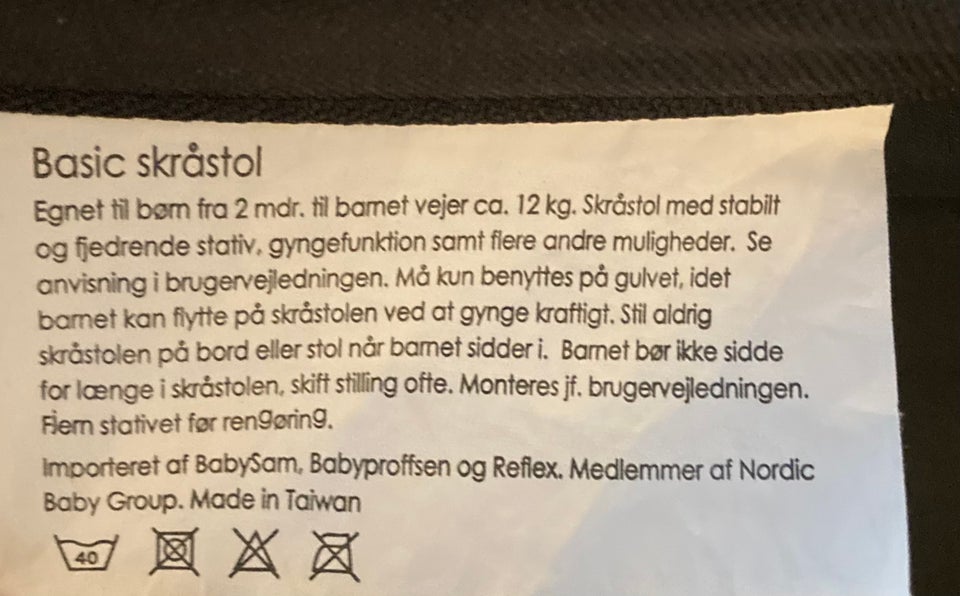 Skråstol