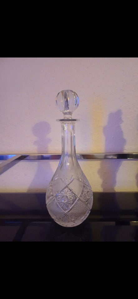 Glas, Gammel glas karaffel, 32 cm