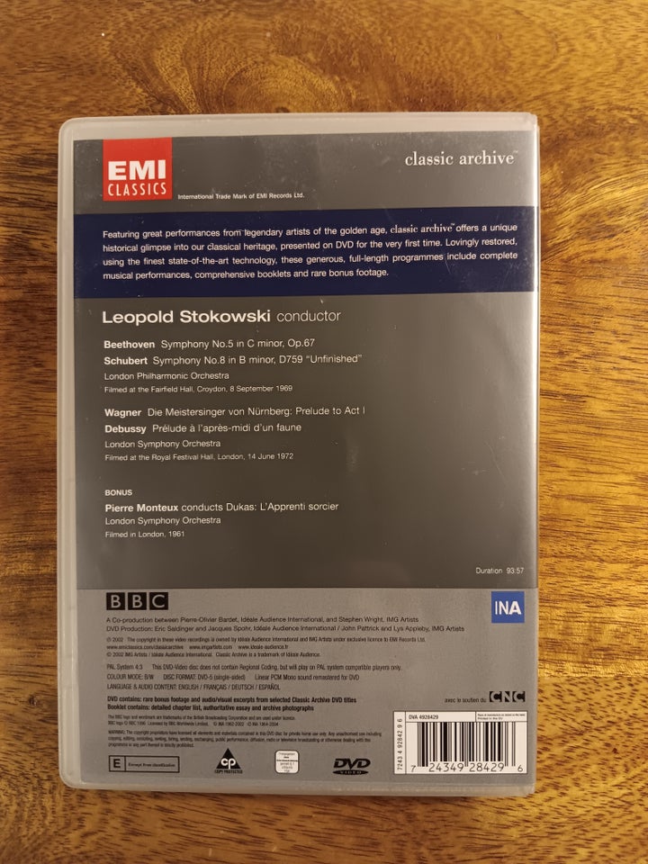 Leopold Stokowski, DVD, andet