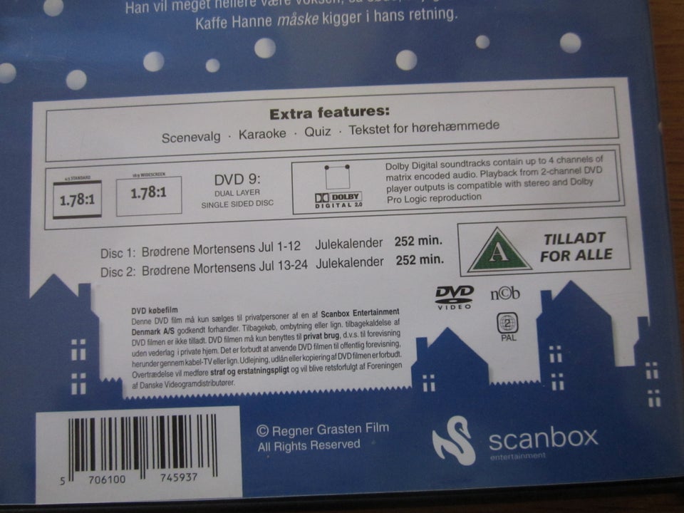 Brødrene Mortensens jul , DVD,