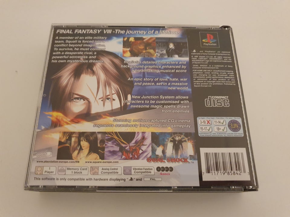 Final Fantasy 8, PS, rollespil