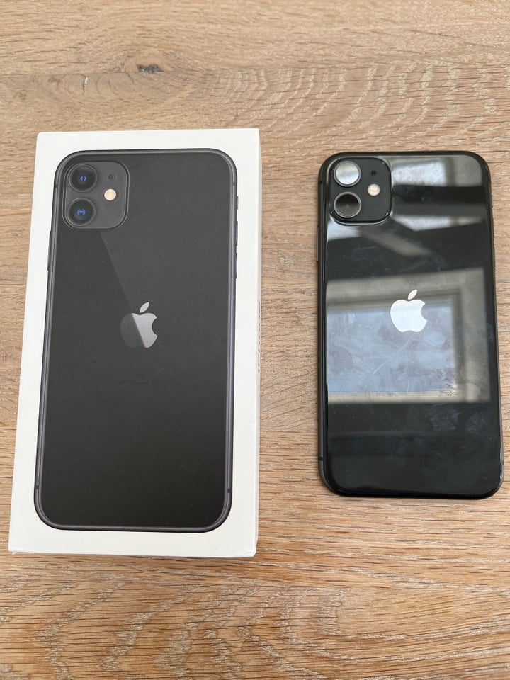 iPhone 11, 64 GB, sort