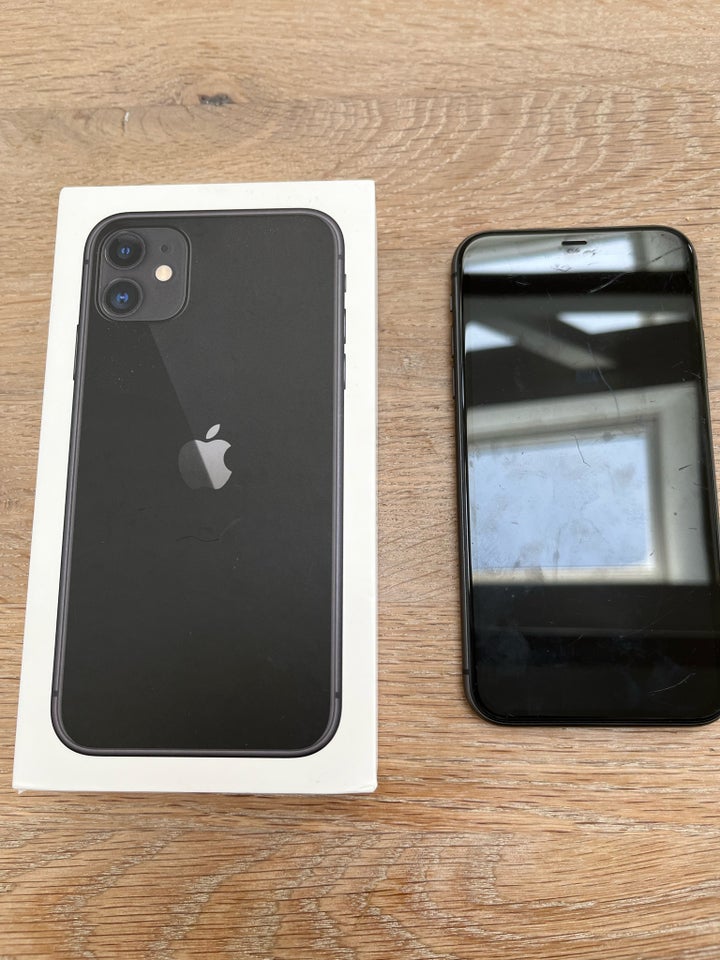 iPhone 11, 64 GB, sort