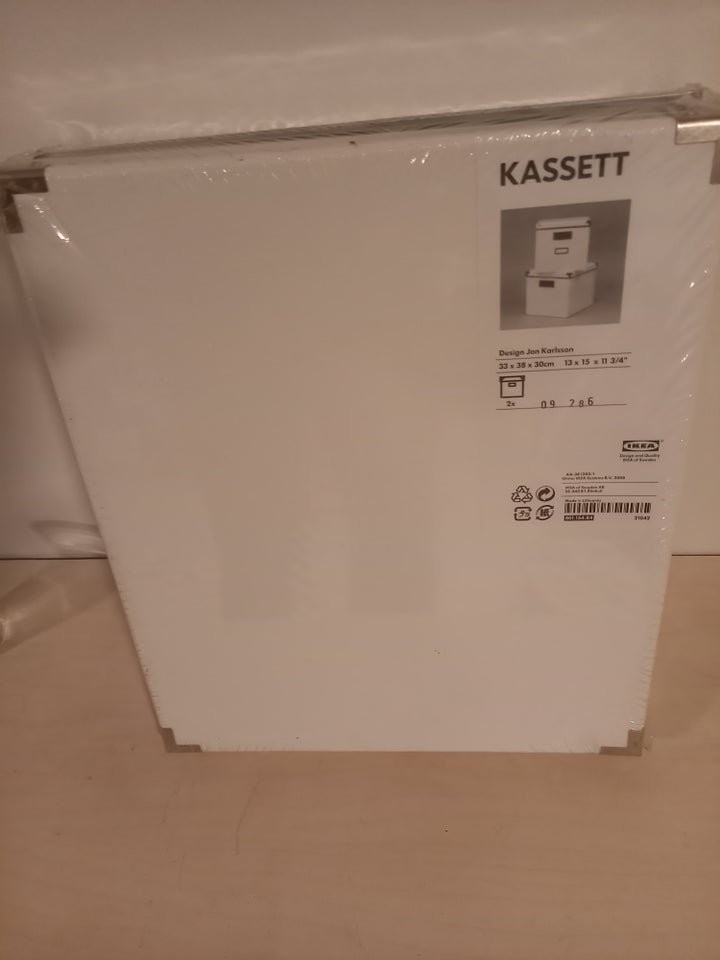 Kassett bokse Ikea Kassett