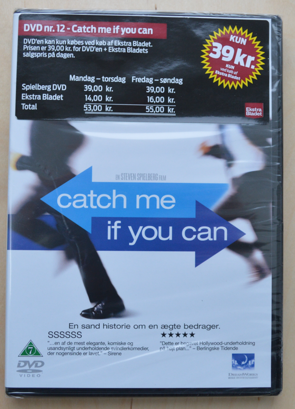 Catch me if you can Ny uåbnet DVD