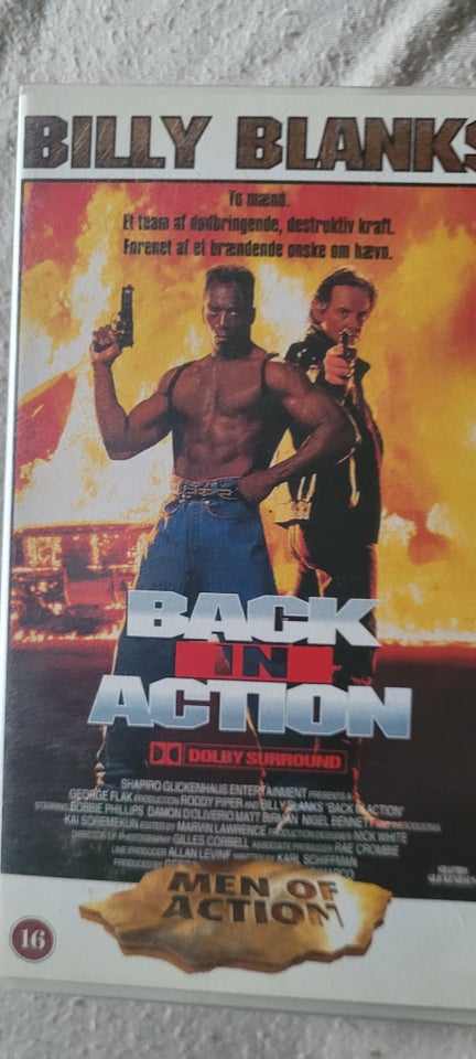 Action, Vhs udlejning