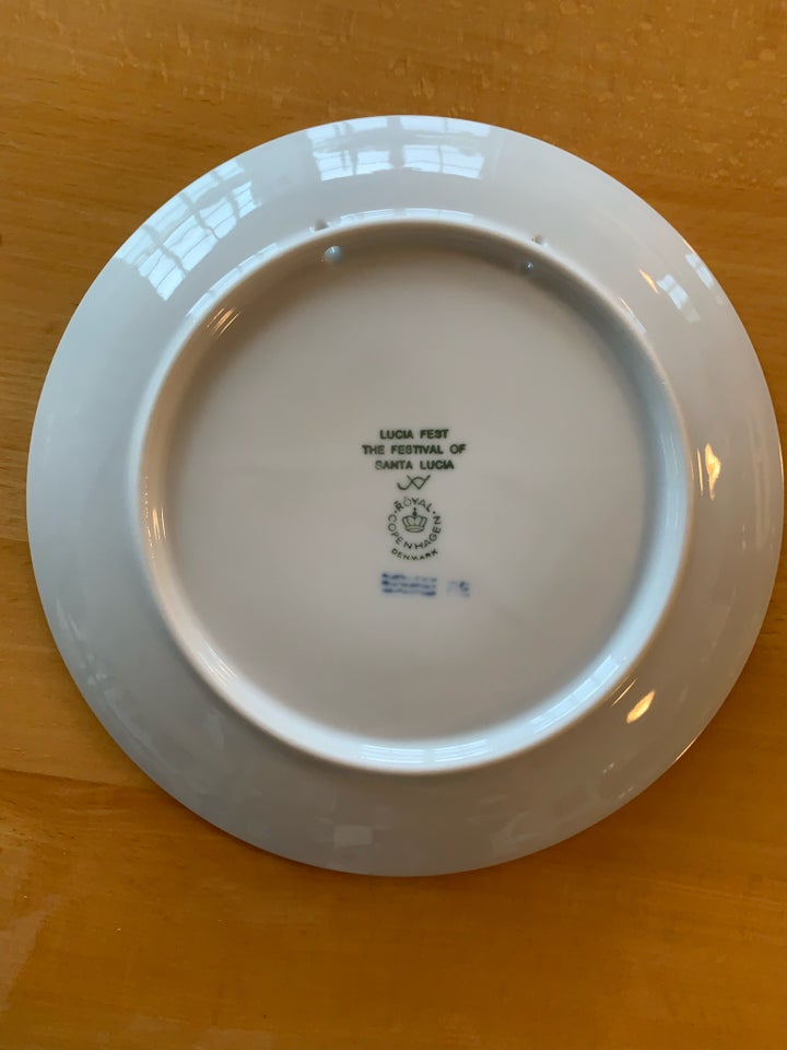 Porcelæn, Juleplatter 1991, Royal