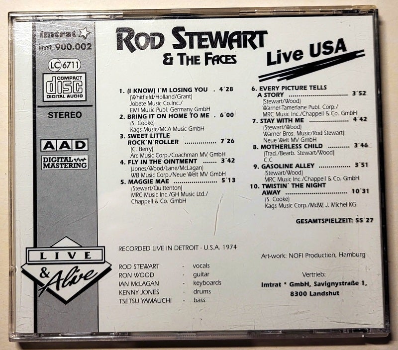 Rod Stewart  the Faces: Live 