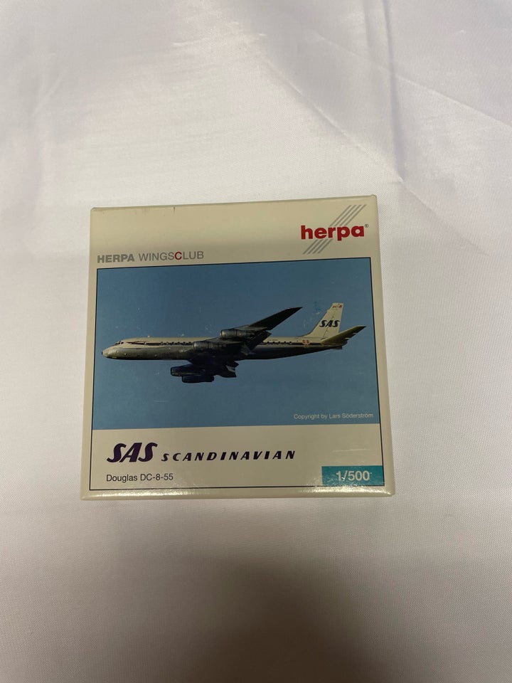 Modelfly HERPA SAS DC 8-55 skala