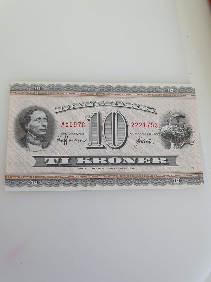 Danmark, sedler, 10 krone