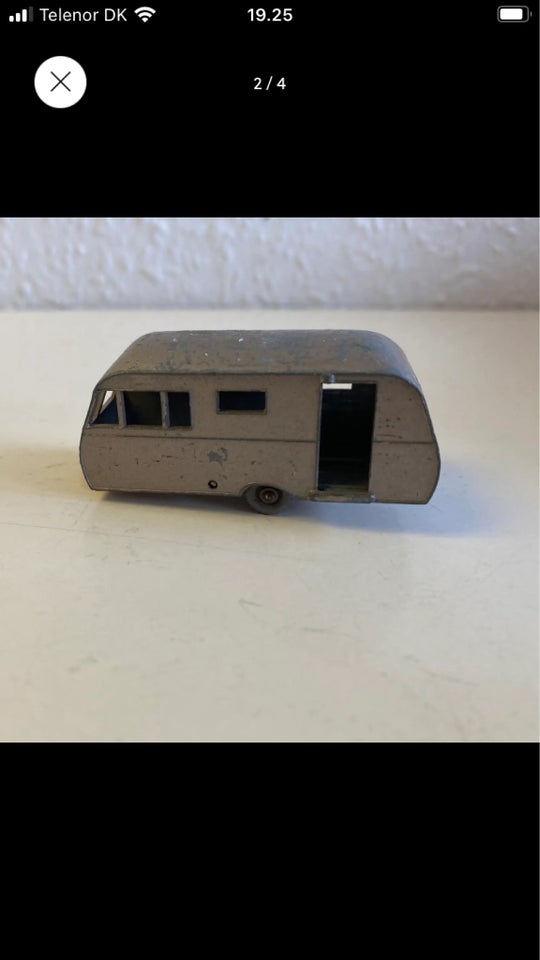 Gl Retro campingvogn miniature