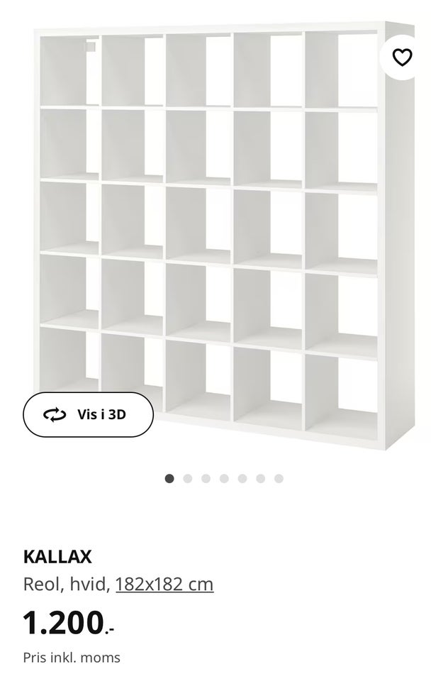 Rumdeler, IKEA, b: 182 d: 40 h: 182