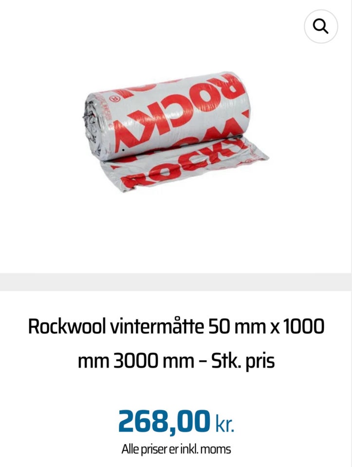 Rockwool vintermåtter