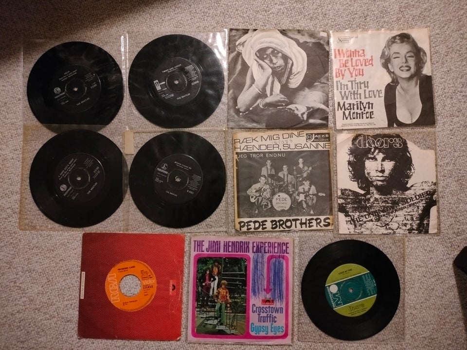 Single, Beatles, Doors m.fl.