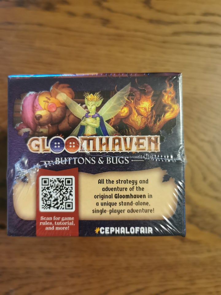 Uåbnet Gloomhaven, buttons  bugs,