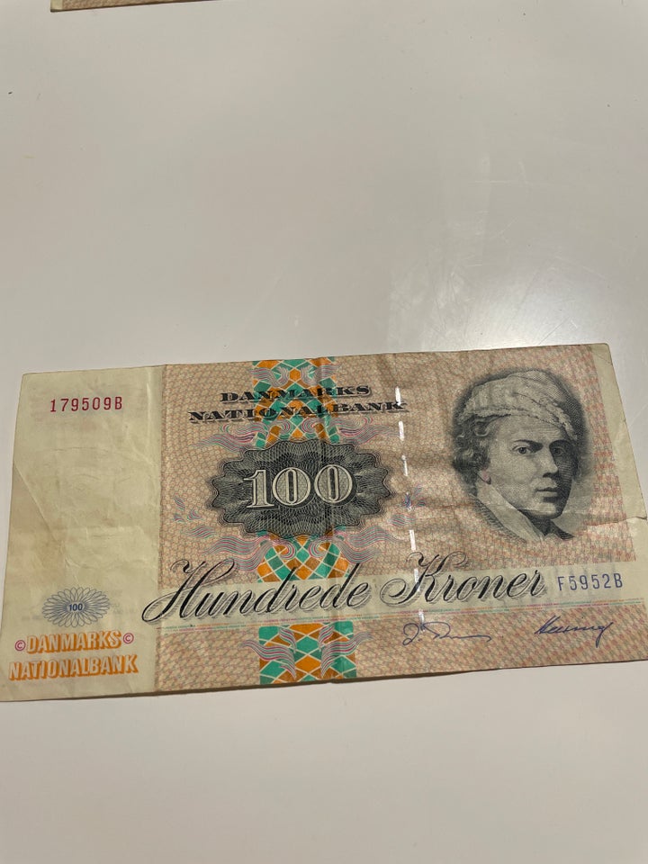 Danmark, sedler, 100