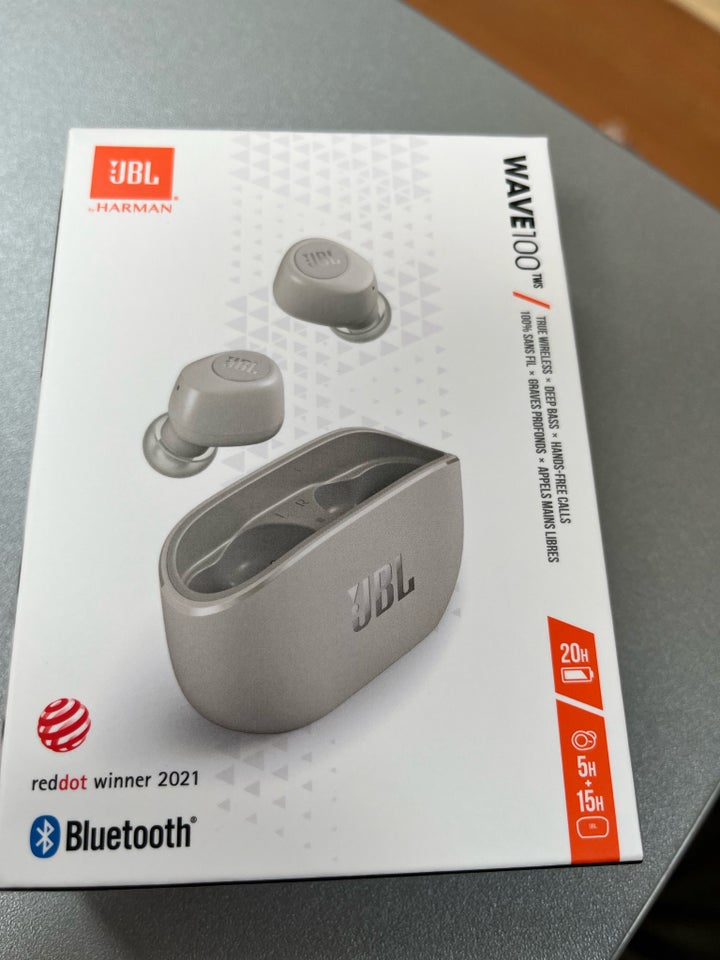 in-ear hovedtelefoner, JBL, 100