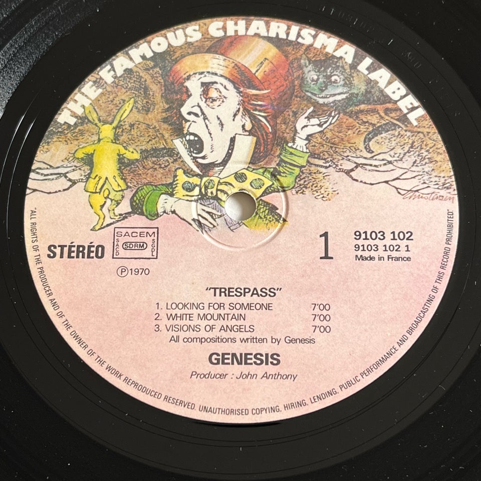 LP, Genesis, Trespass