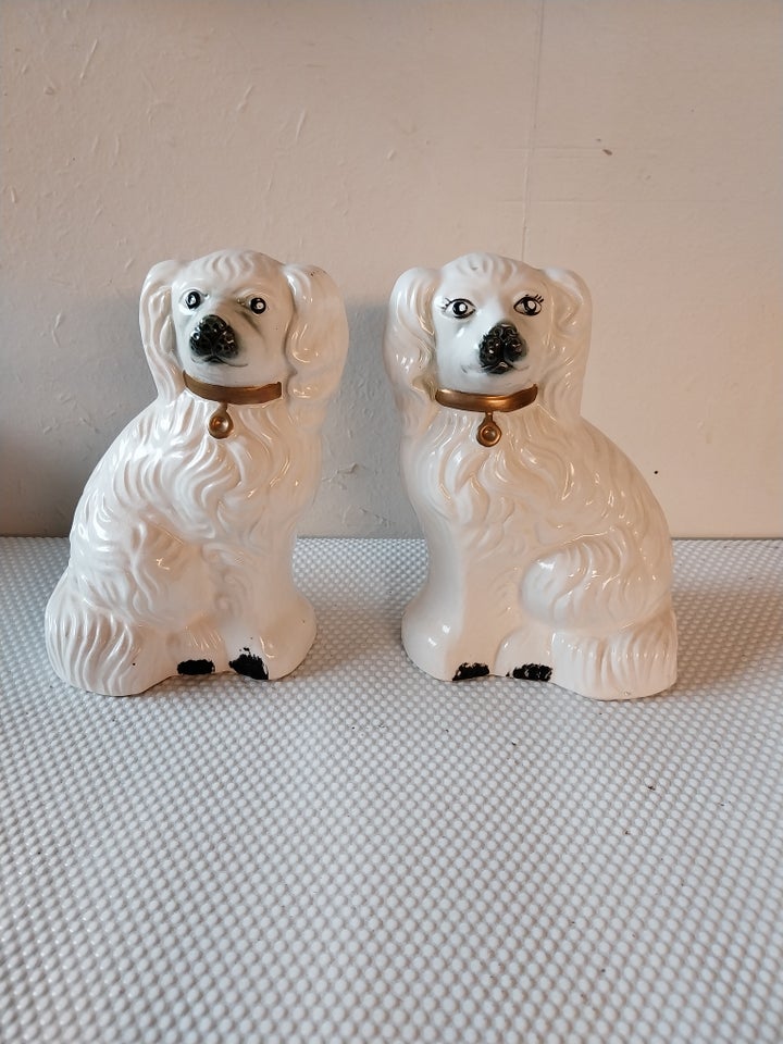 2 porcelæns hunde