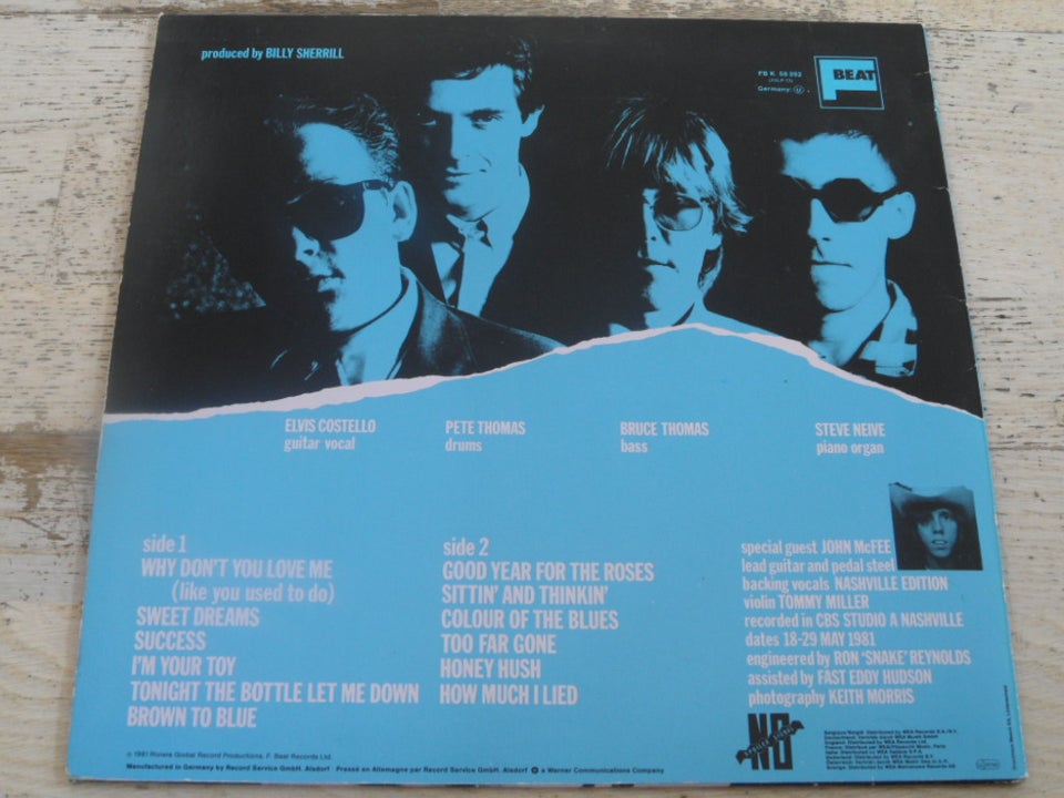 LP, ELVIS COSTELLO, ALMOST BLUE