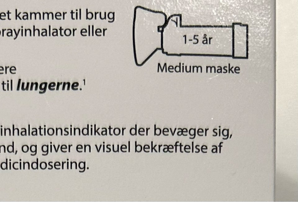 Andet, Inhalationsmaske