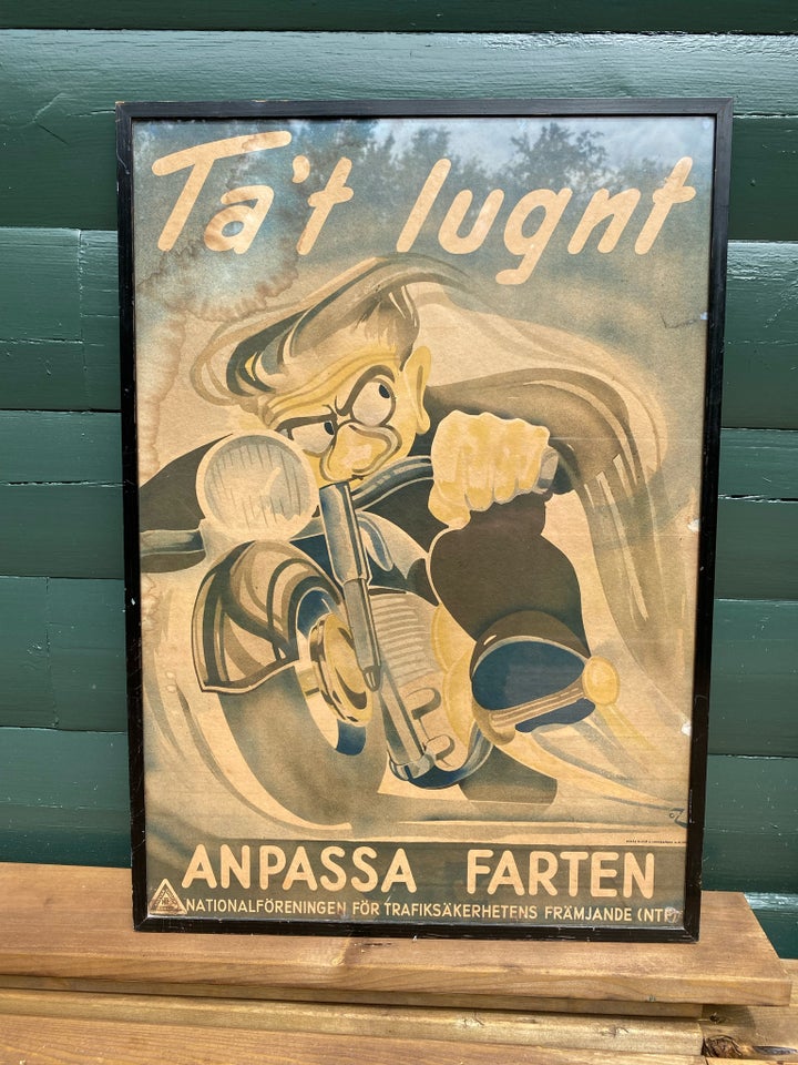 Vintage plakat Svensk motiv: